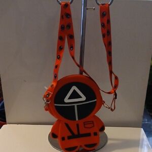 Red Squid Game Character Crossbody Bag